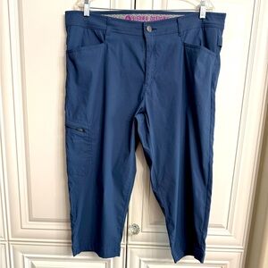 Sierra Designs Women’s Size 16 Blue Capris Nylon/Spandex Multiple Pockets